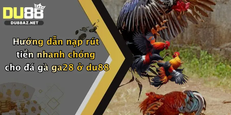 Đá Gà GA28: Sân Chơi Đỉnh Cao Tại Nhà Cái Du88, Cược Nhanh Thưởng Lớn 4 Hướng dẫn nạp rút tiền nhanh chóng cho đá gà ga28 ở du88